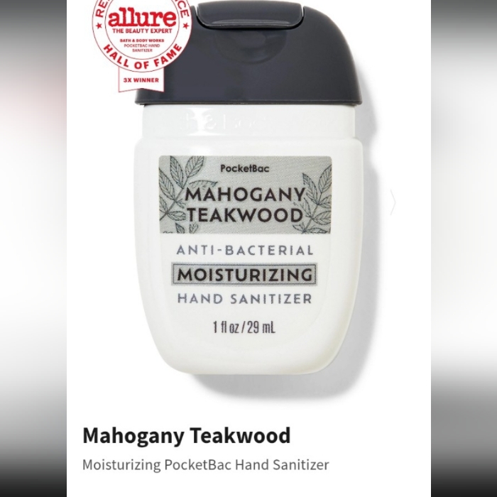 Mahogany Teakwood Hand Sanitizer Mahogany Teakwood Hand Sanitizer